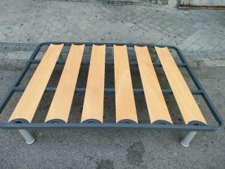 Somier 135x190cm Metal y Madera 640513971