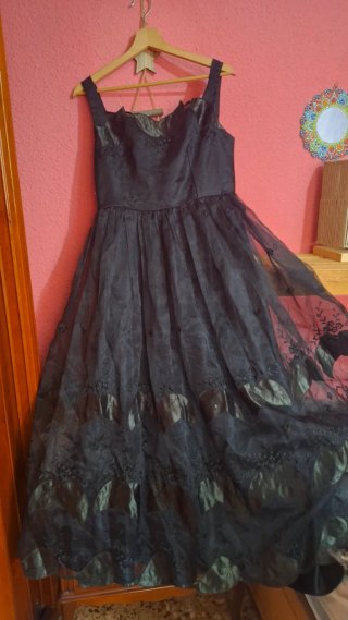 Vestido de clavariesa negro