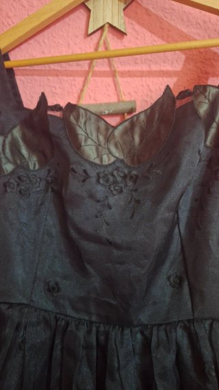 Vestido de clavariesa negro