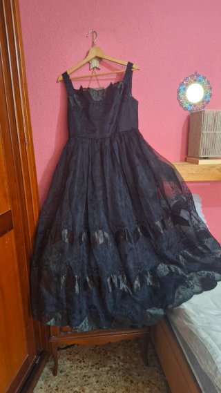 Vestido de clavariesa negro