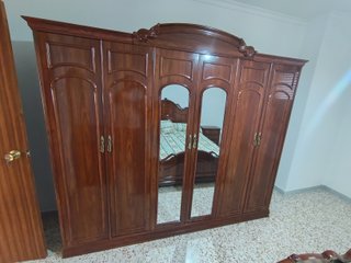 Dormitorio Matrimonio Completo Madera Años 70-80