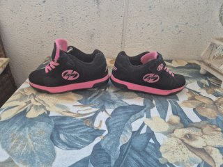 Zapatillas Heelys Negro/Rosa Talla 34 + Kit