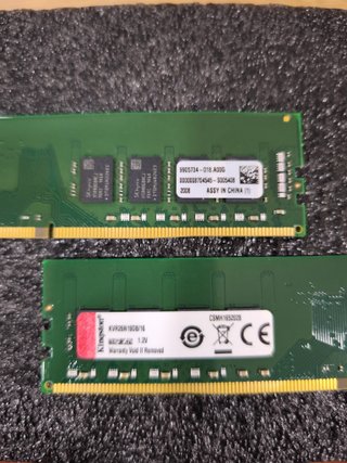32GB (2x16GB) DDR4 2666MHz Kingston RAM
