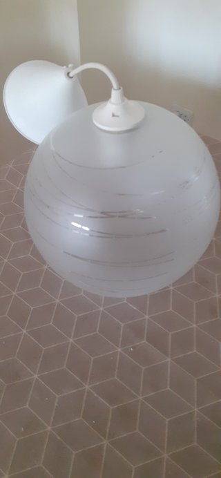 Lámpara de techo de cristal