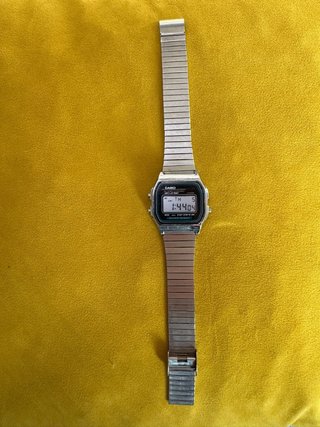Reloj Casio Vintage Plata Negro