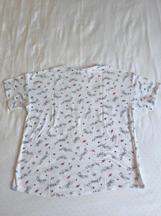 Camiseta Mango Talla Única Estampada