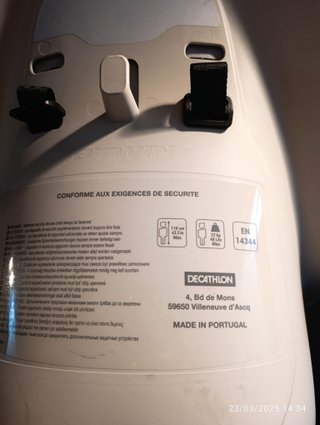 Asiento bici niño trasero