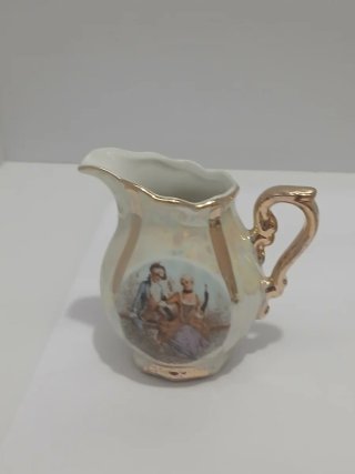 Juego Café/Té Vintage Porcelana y Oro 640513926