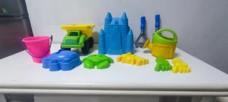 Juguetes de plástico para arena