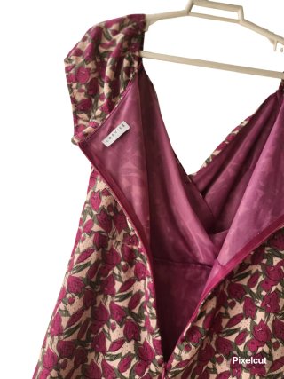 Vestido Loavies estampado morado