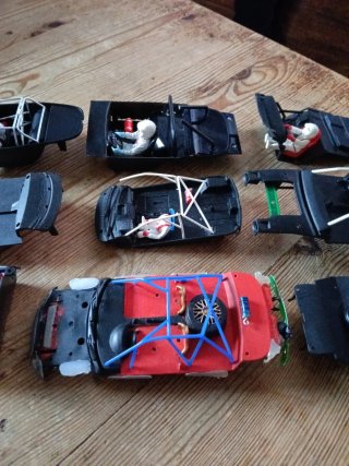 Cockpits Scalextric Varios