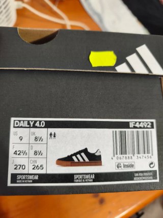 Zapatillas Adidas Gris y Blanco