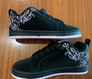Zapatillas DC Shoes Negras y Rosas