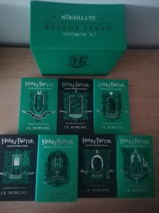 BOX SET HARRY POTTER EDICIÓN SLYTHERIN