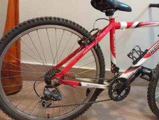 Bicicleta Sprint Runfit Roja y Blanca