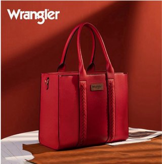 Bolso con bandolera Wrangler Piel Rojo Cremallera