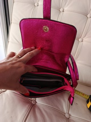 Bolso fucsia brillante nuevo