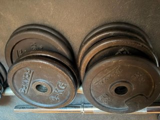 8 discos de pesa 2kg