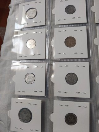 Monedas de plata antiguas