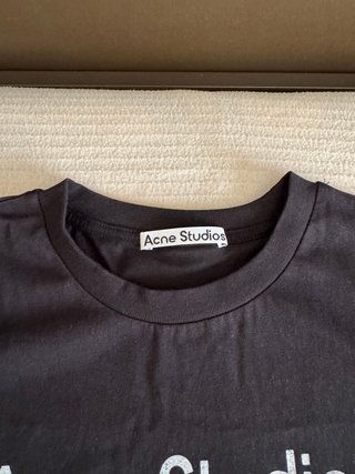 Camiseta Acne Studios Manga Larga Negra - Talla M