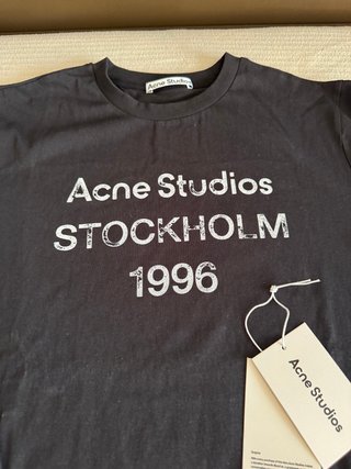 Camiseta Acne Studios Manga Larga Negra - Talla M
