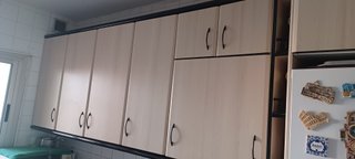 Muebles de cocina modulares beige y negro