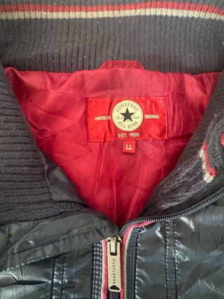 Converse All Star Chaqueta acolchada bomber azul L