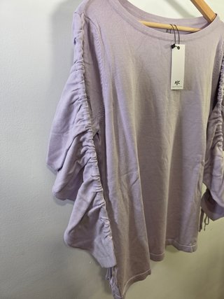 Jersey AJC Lila Talla 40 Nuevo