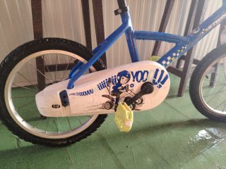 Bicicleta infantil azul