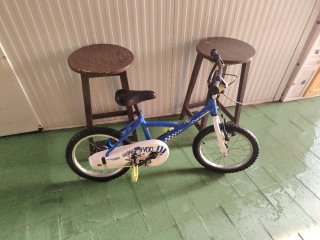 Bicicleta infantil azul