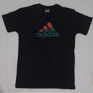 Camiseta Adidas Hombre Talla S Negra Multicolor