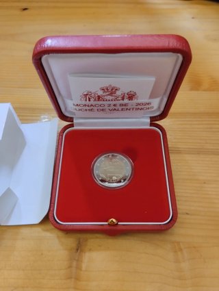 Moneda 2€ Monaco 2026 Duche Valentinois
