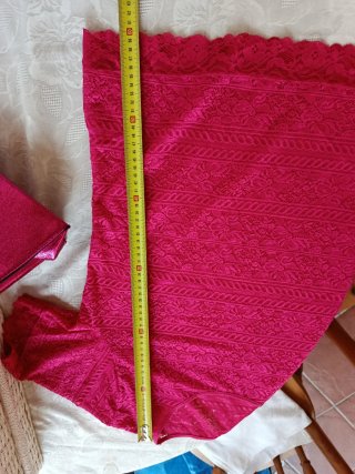 Camiseta calada fucsia