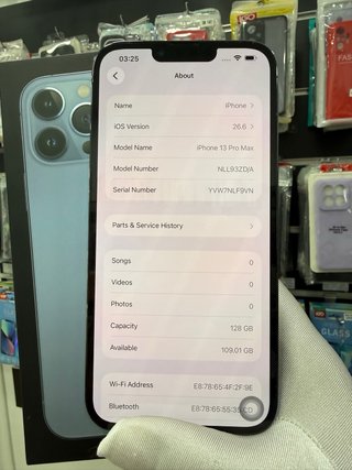iPhone 13 Pro Max 128GB Azul Segunda Mano perfecto