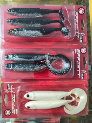 3 Paquetes DAM Effzett Grub Señuelos Pesca