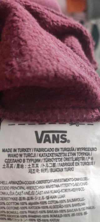 Sudadera Vans | Granate | Talla M | Original