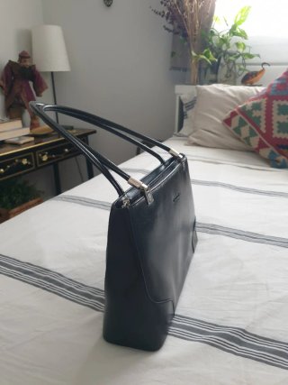 Bolso de piel Alexander negro