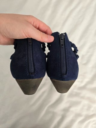 Sandalias Marypaz Azul Cuña