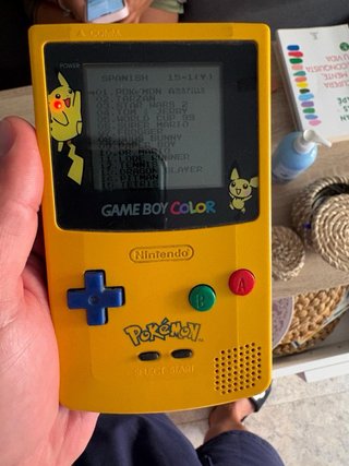 Game Boy Color Pokémon Amarillo
