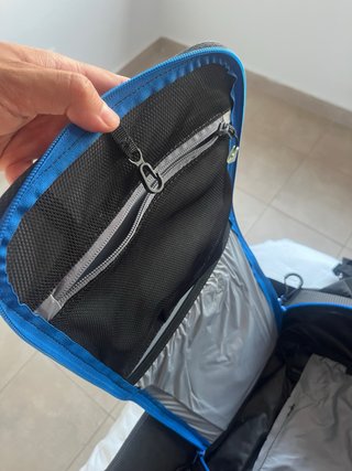 Mochila Simond Negra y Azul