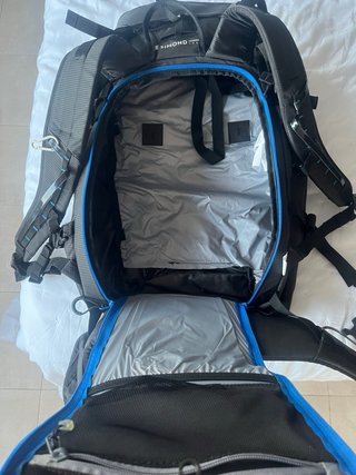 Mochila Simond Negra y Azul