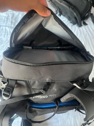 Mochila Simond Negra y Azul