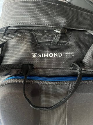 Mochila Simond Negra y Azul