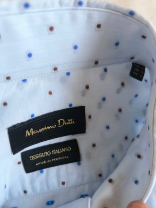 Camisa Massimo Dutti Azul Talla M