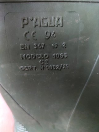 Botas de goma P'AGUA verdes