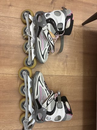 Patines en línea FILA blancos y rosas