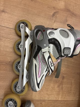 Patines en línea FILA blancos y rosas