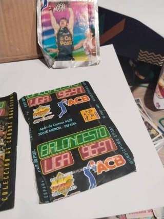 Sobres cromos ACB Baloncesto Liga 96-97