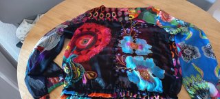 Camisa estampada multicolor