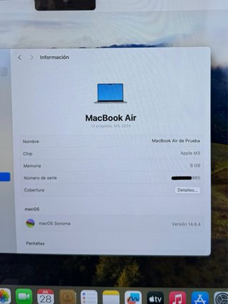Apple MacBook Air M3 8GB RAM 256GB SSD